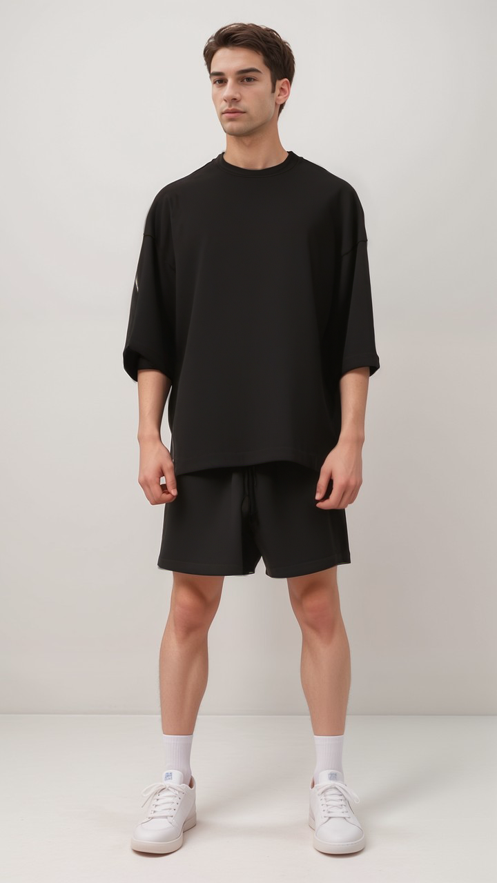 Black - Heavy Weight Co-Ord Set