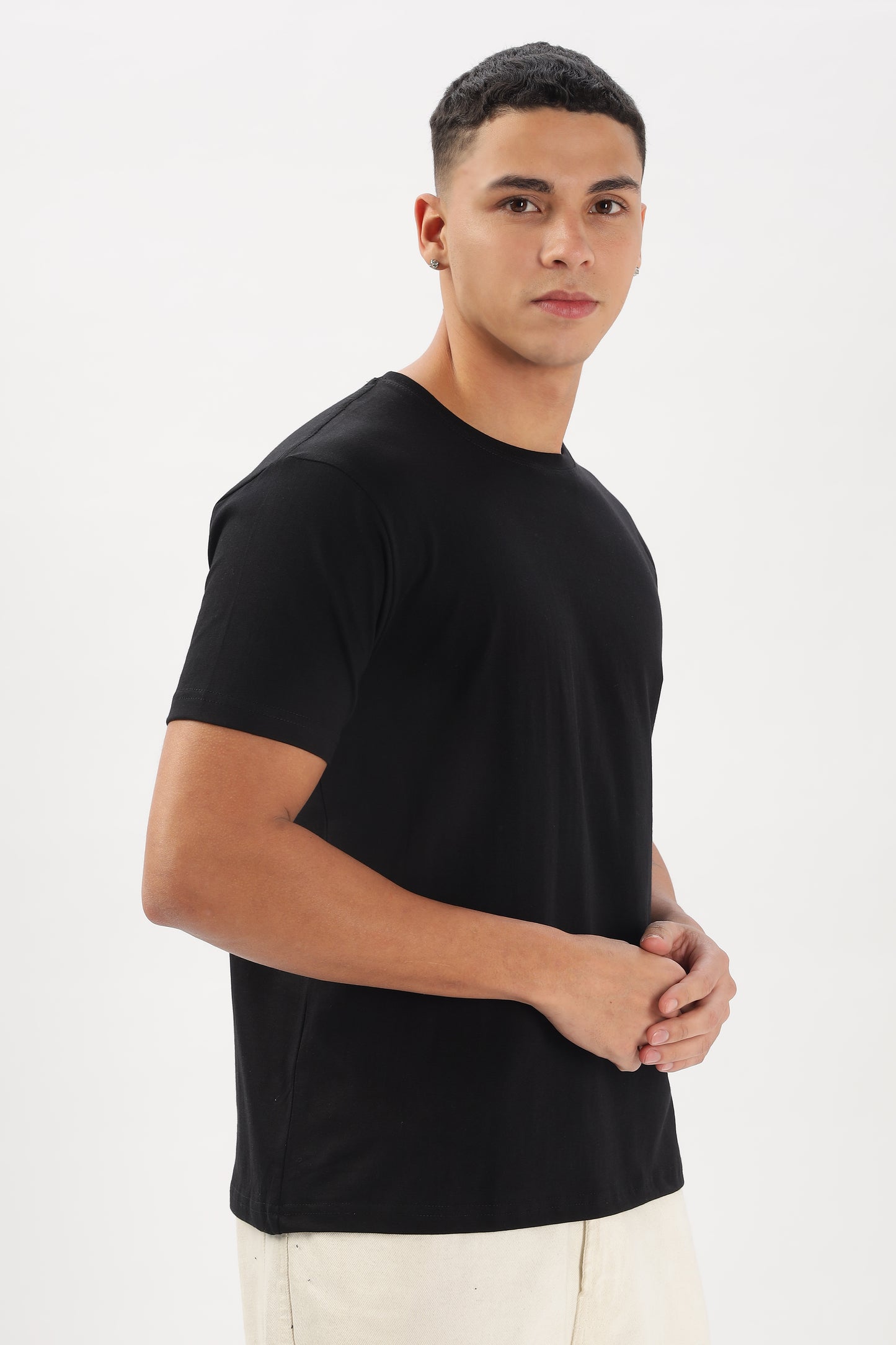 Black Classic T-shirt By ELLARISH