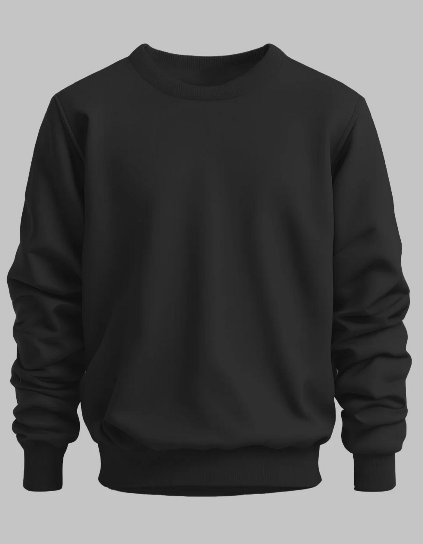 Black Classic Sweatshirt By ELLARISH