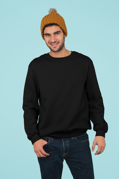 Black Classic Sweatshirt By ELLARISH