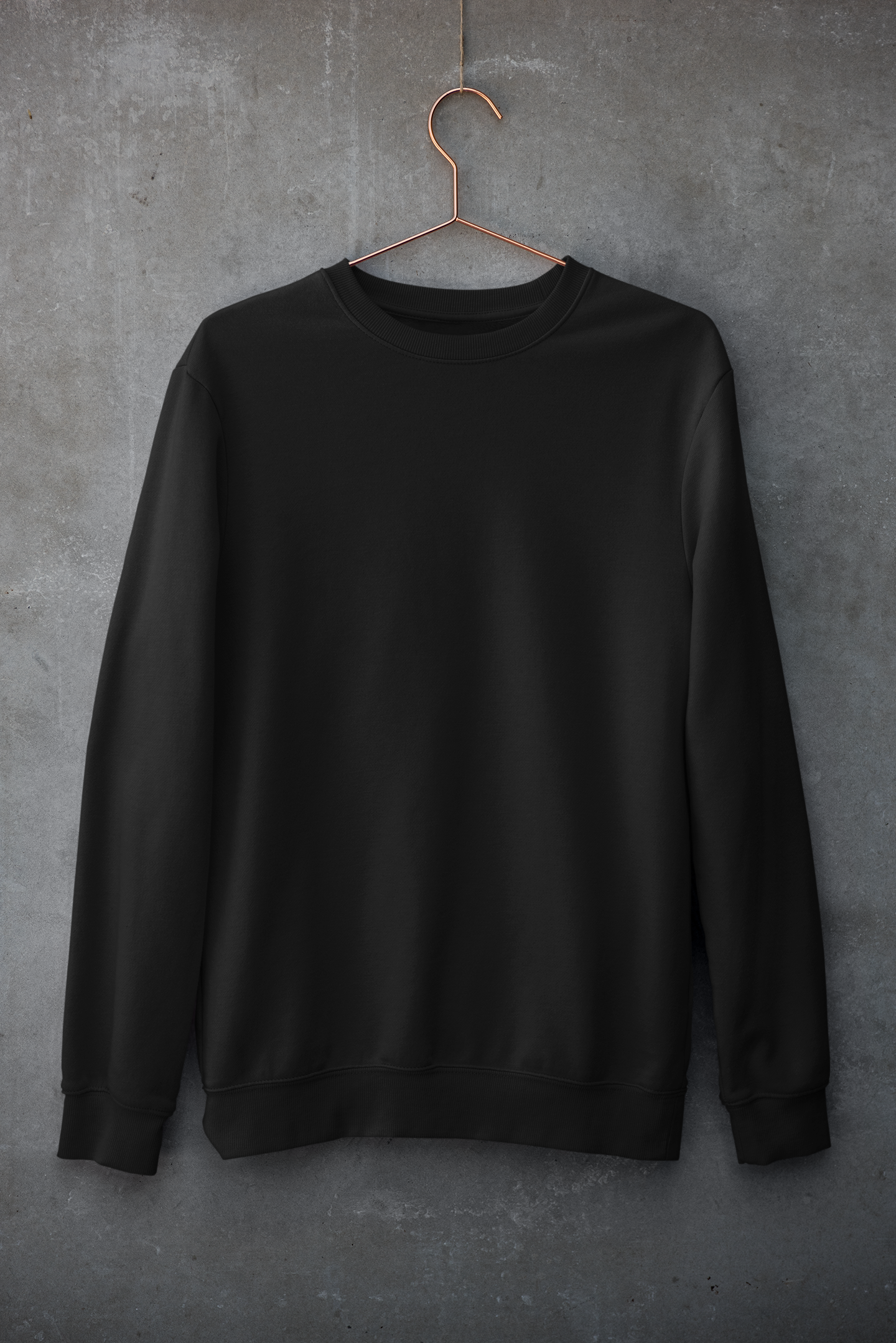 Black Classic Sweatshirt By ELLARISH