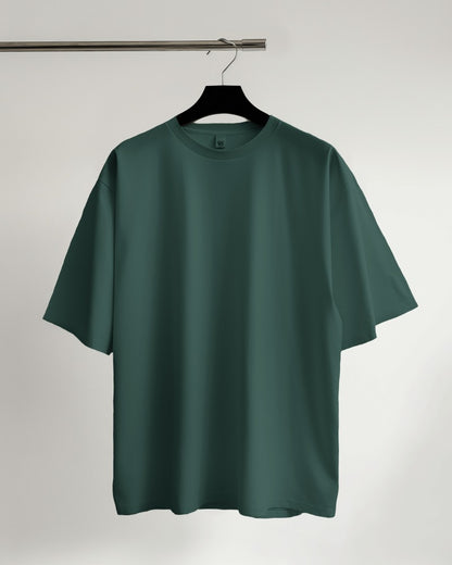 Bottle Green Classic - Heavy weight Oversized T-shirt