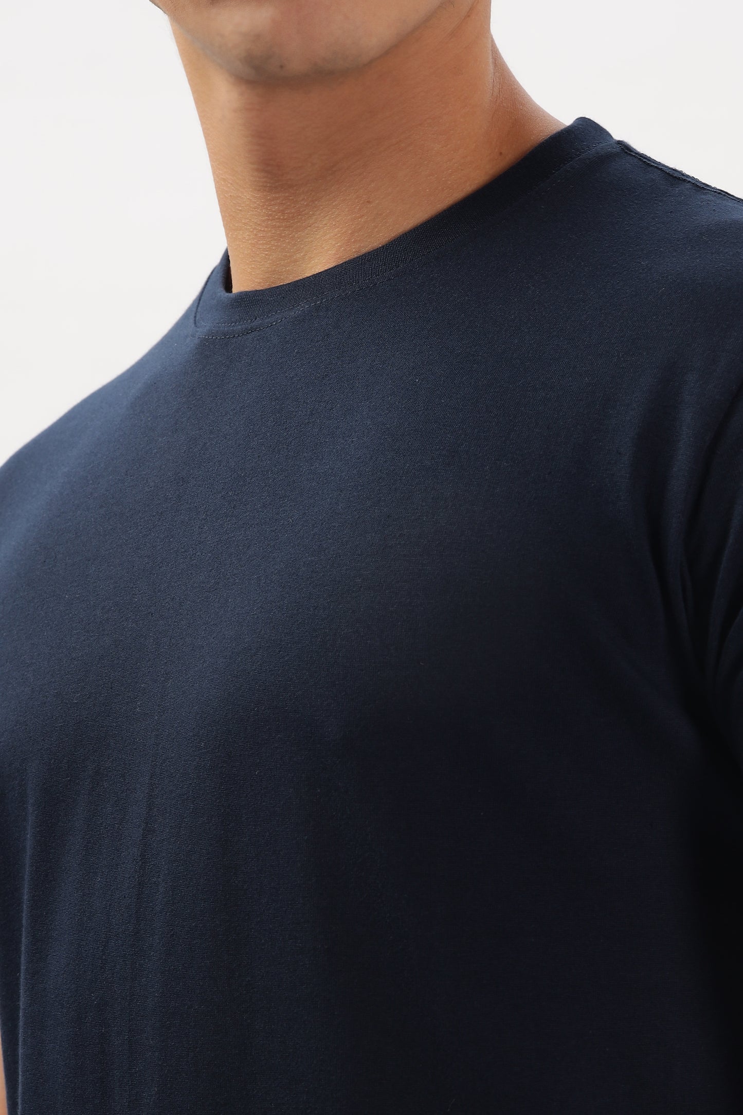 Navy Blue Classic T-shirt By ELLARISH