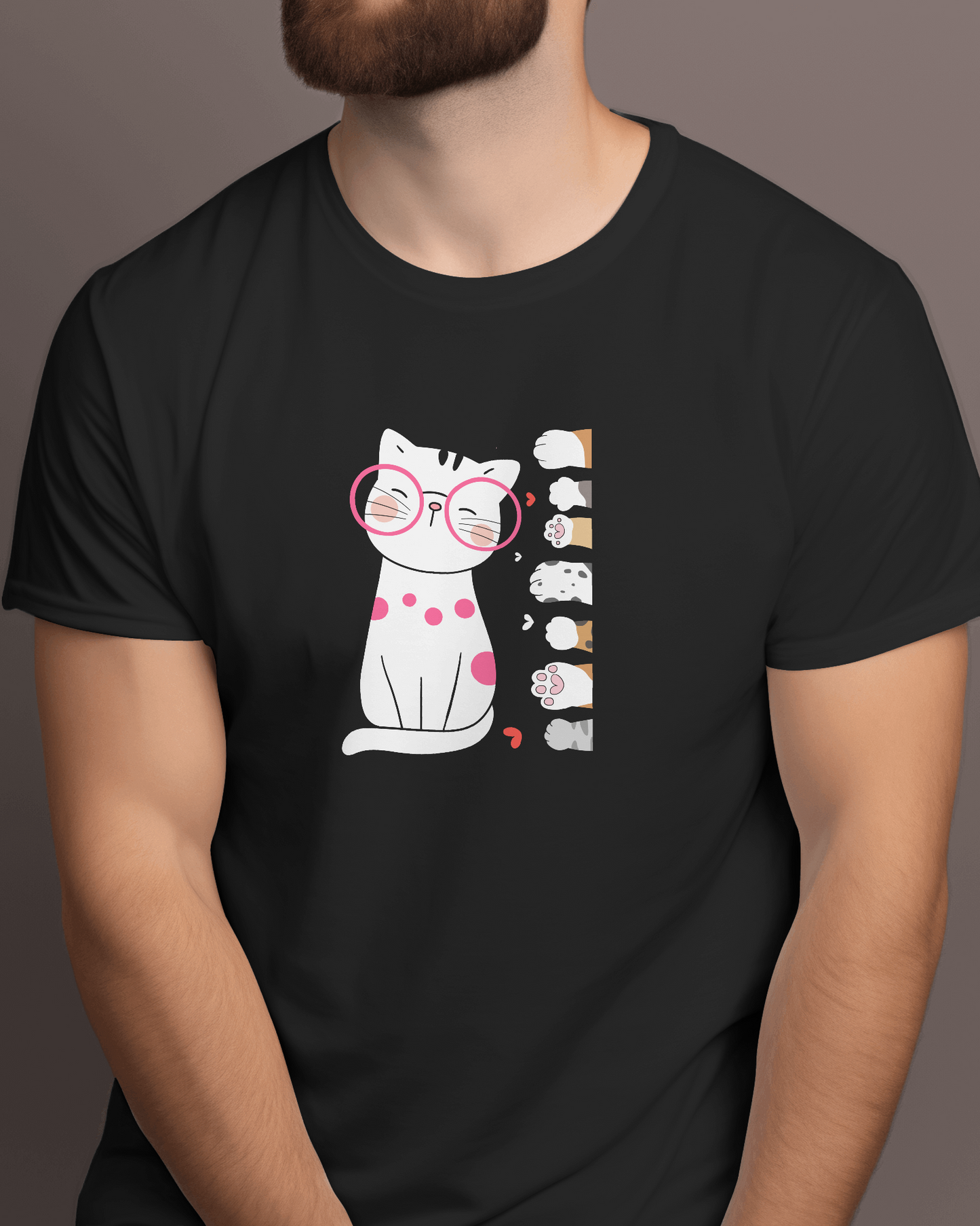 Cat Printed T-Shirt By ELLARISH