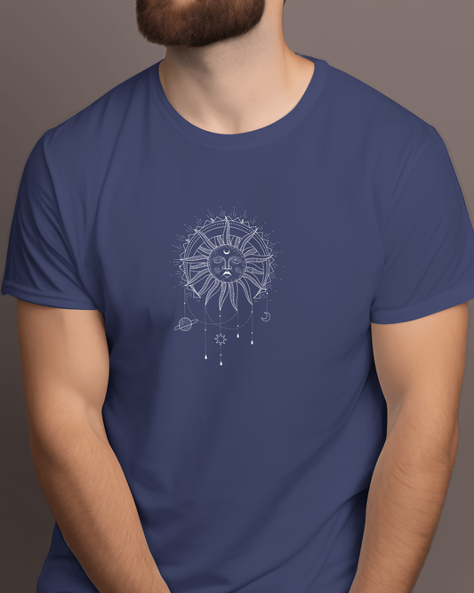 Graphical Sun Printed T-Shirt By ELLARISH