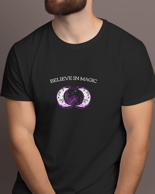 Believe In Magic Printed T-Shirt By ELLARISH