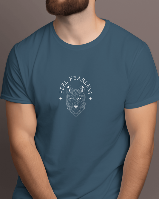 Graphical Wolf Printed T-Shirt By ELLARISH