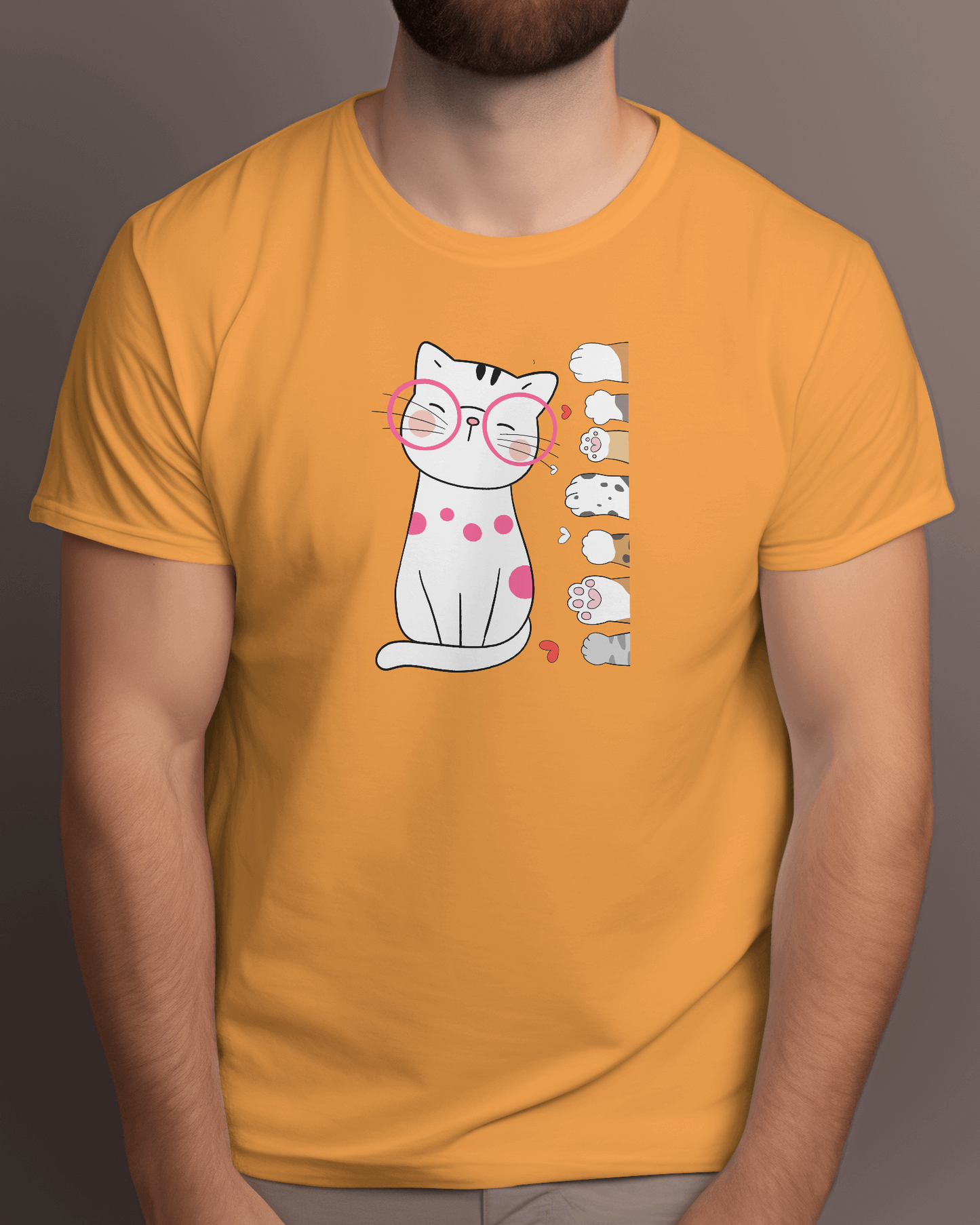 Cat Printed T-Shirt By ELLARISH