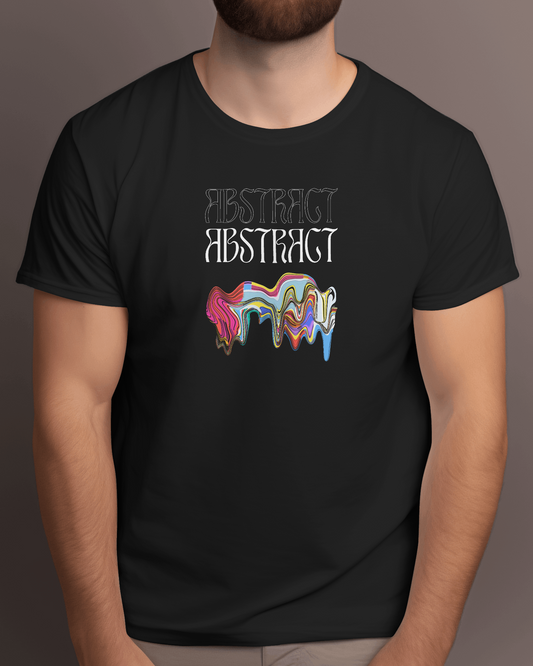 ABSTRACT Printed T-Shirt By ELLARISH