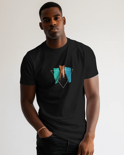 TRIANGLE Printed T-Shirt By ELLARISH